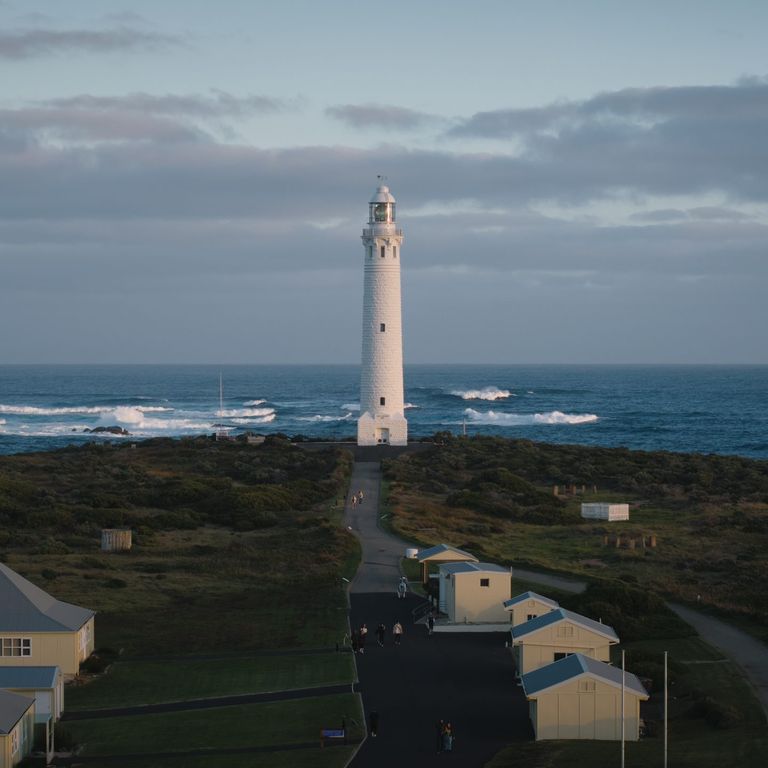 Aerial view of Cape Leeuwin Lighthouse