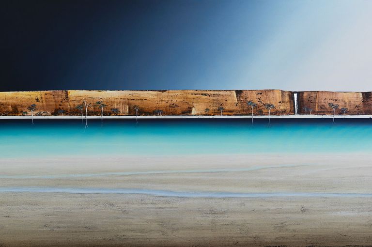 Australian abstract landscape painting by Josh Windram