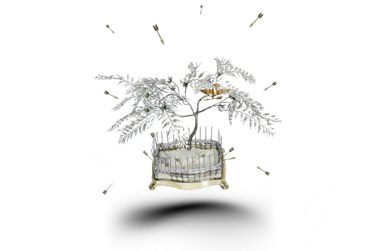 ''Catching Whispers' Sculptural assembalge
