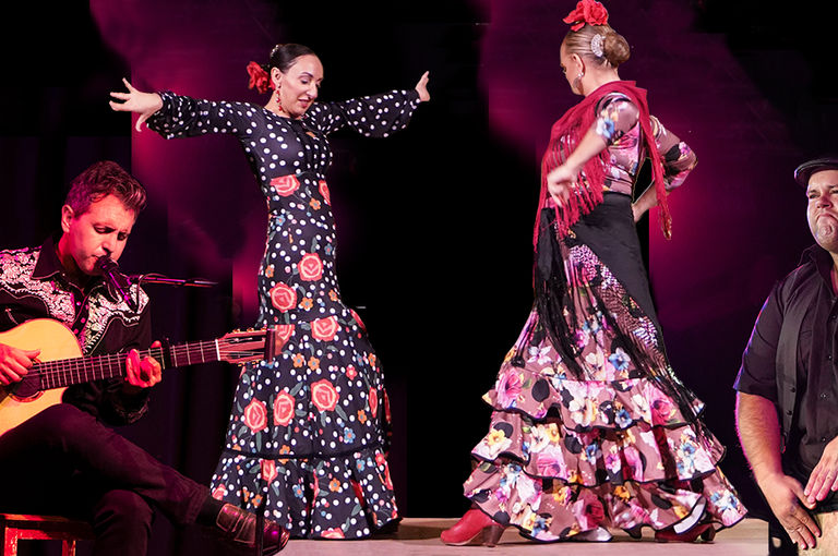Flamenco Dancers and Latin musicians