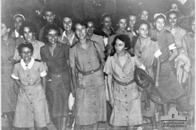 A group of Australian WWII nurses