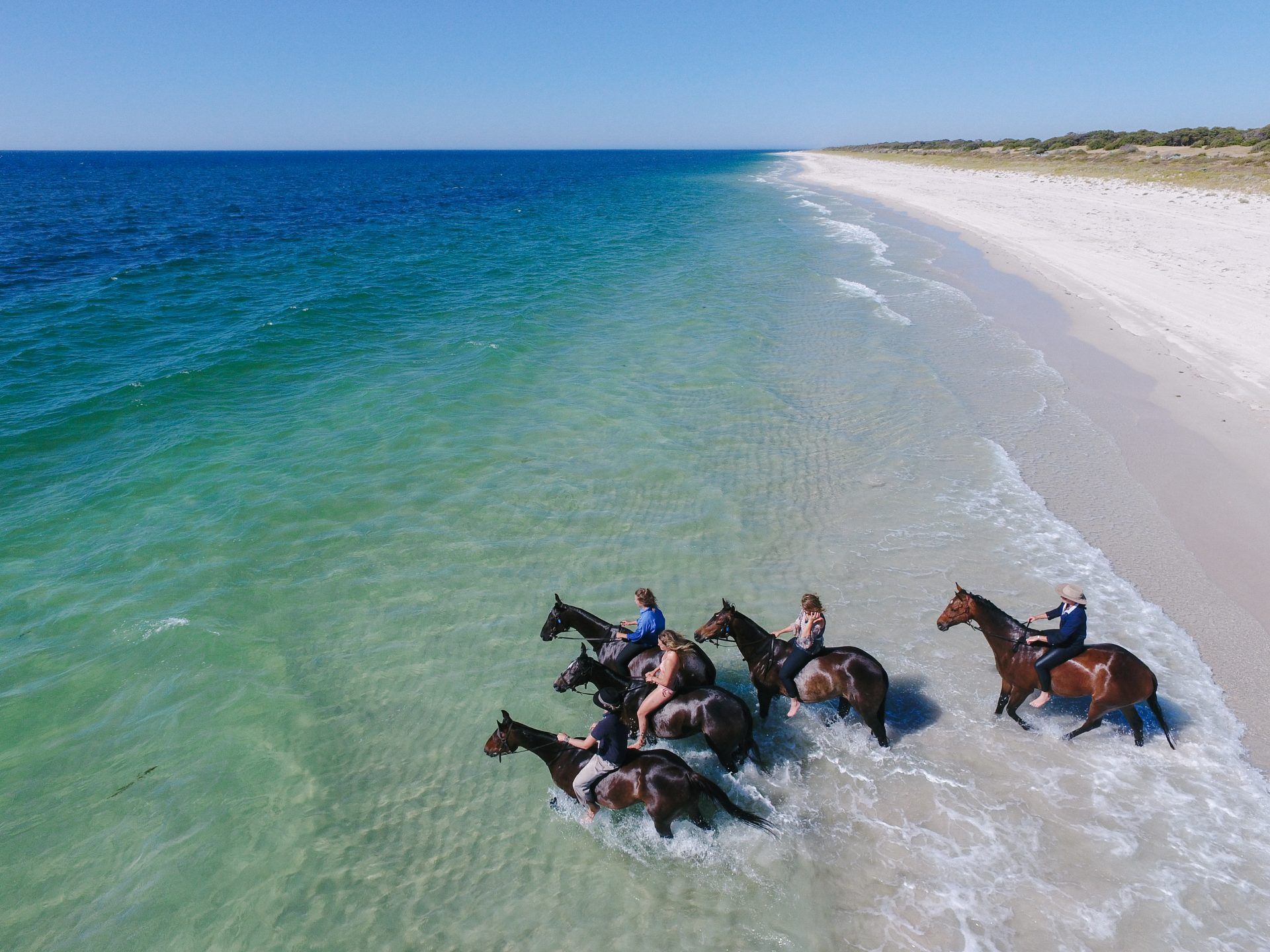 Horse Riding Beach Jesters Flat