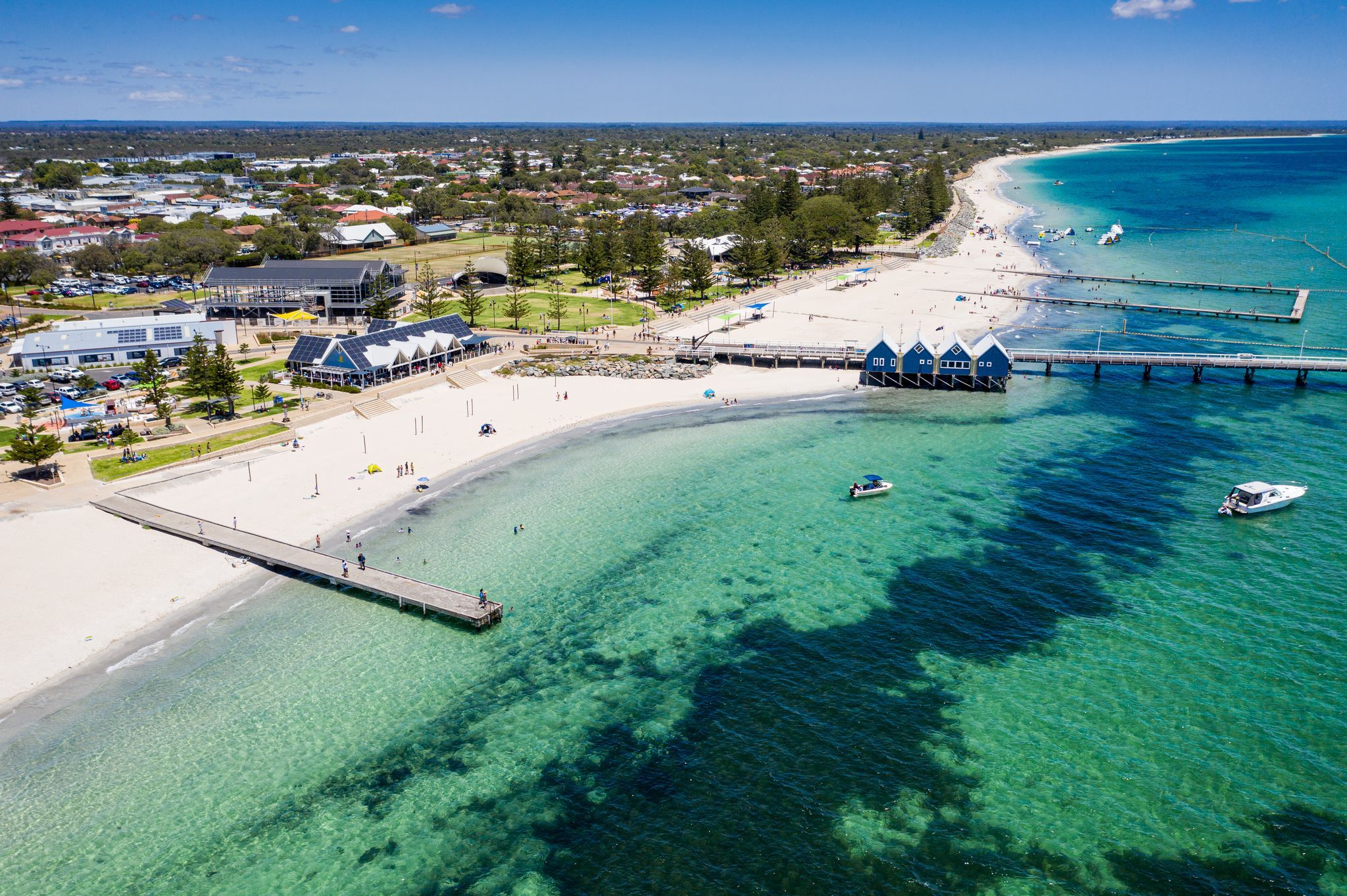 Busselton Jetty Foreshore Drone