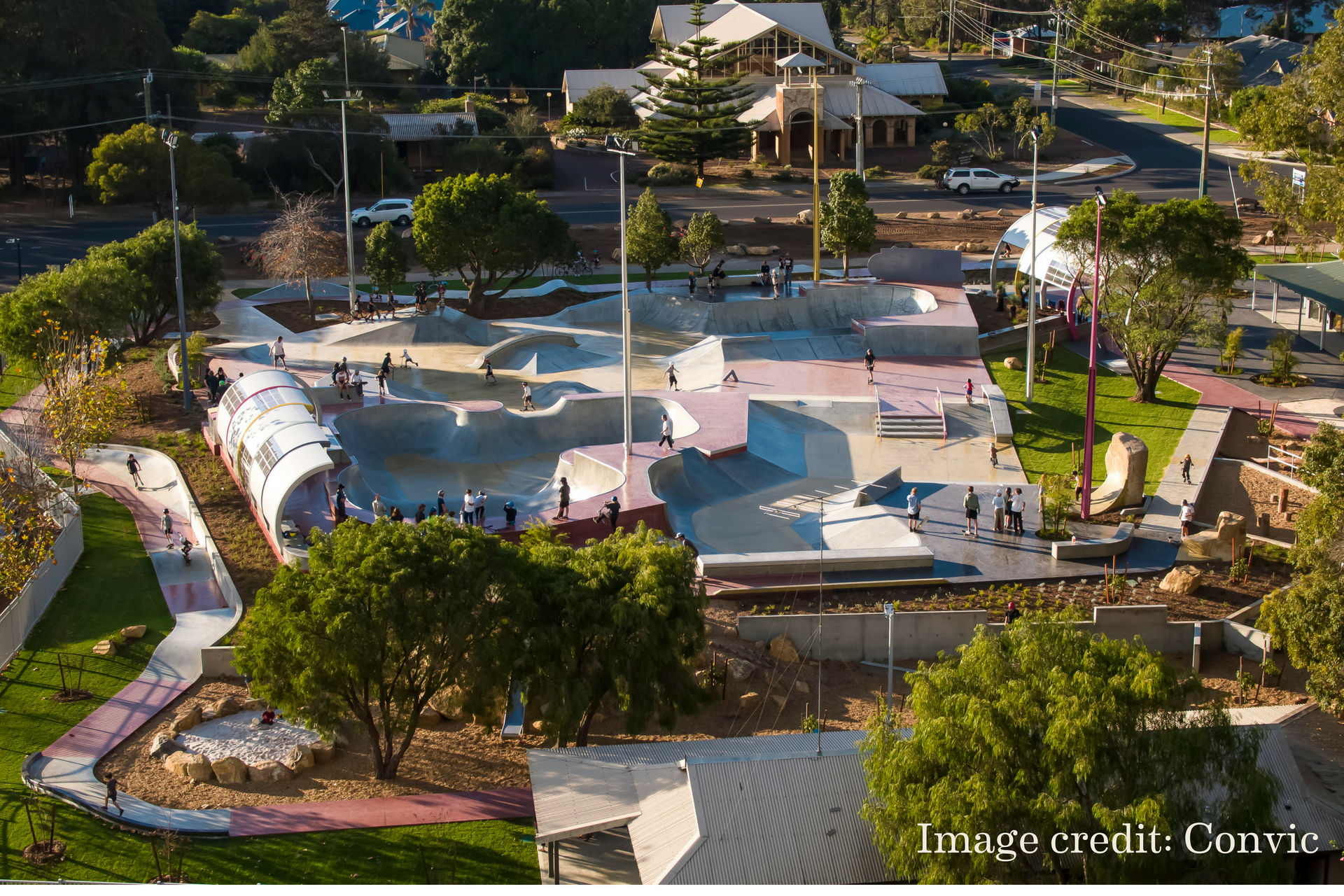 Aerial View of Margaret River Youth Precinct