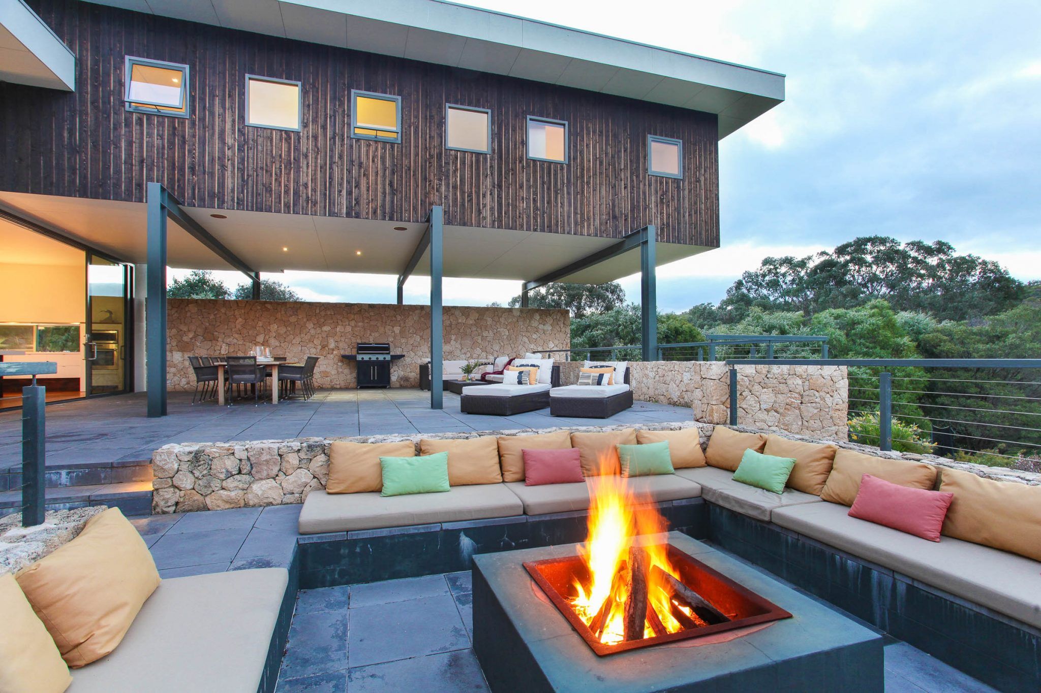 Private Properties Outdoor Firepit