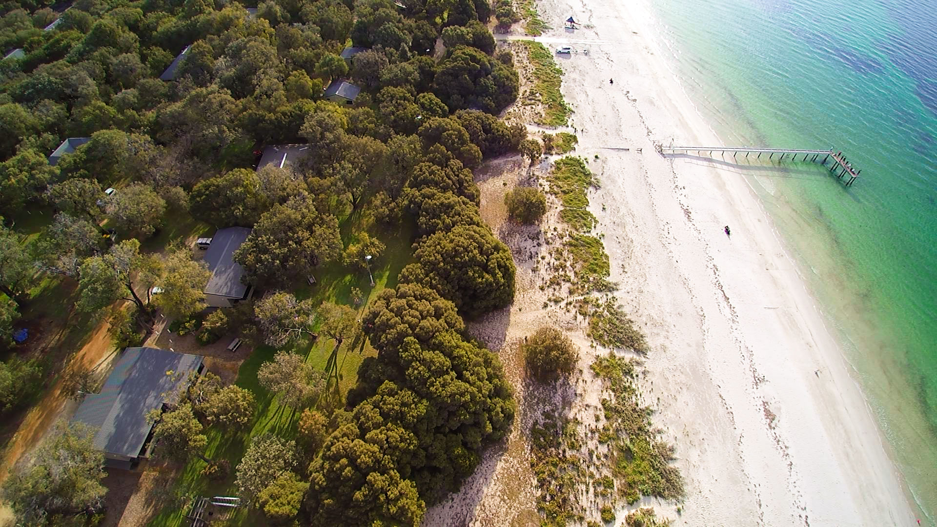 Siesta Park Holiday Resort Beach Drone