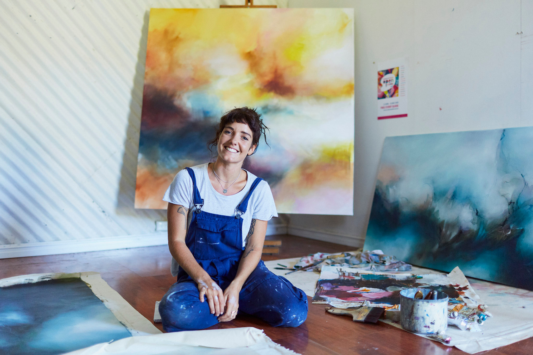 Alice Linford Forte in her studio - Margaret River Region Open Studios