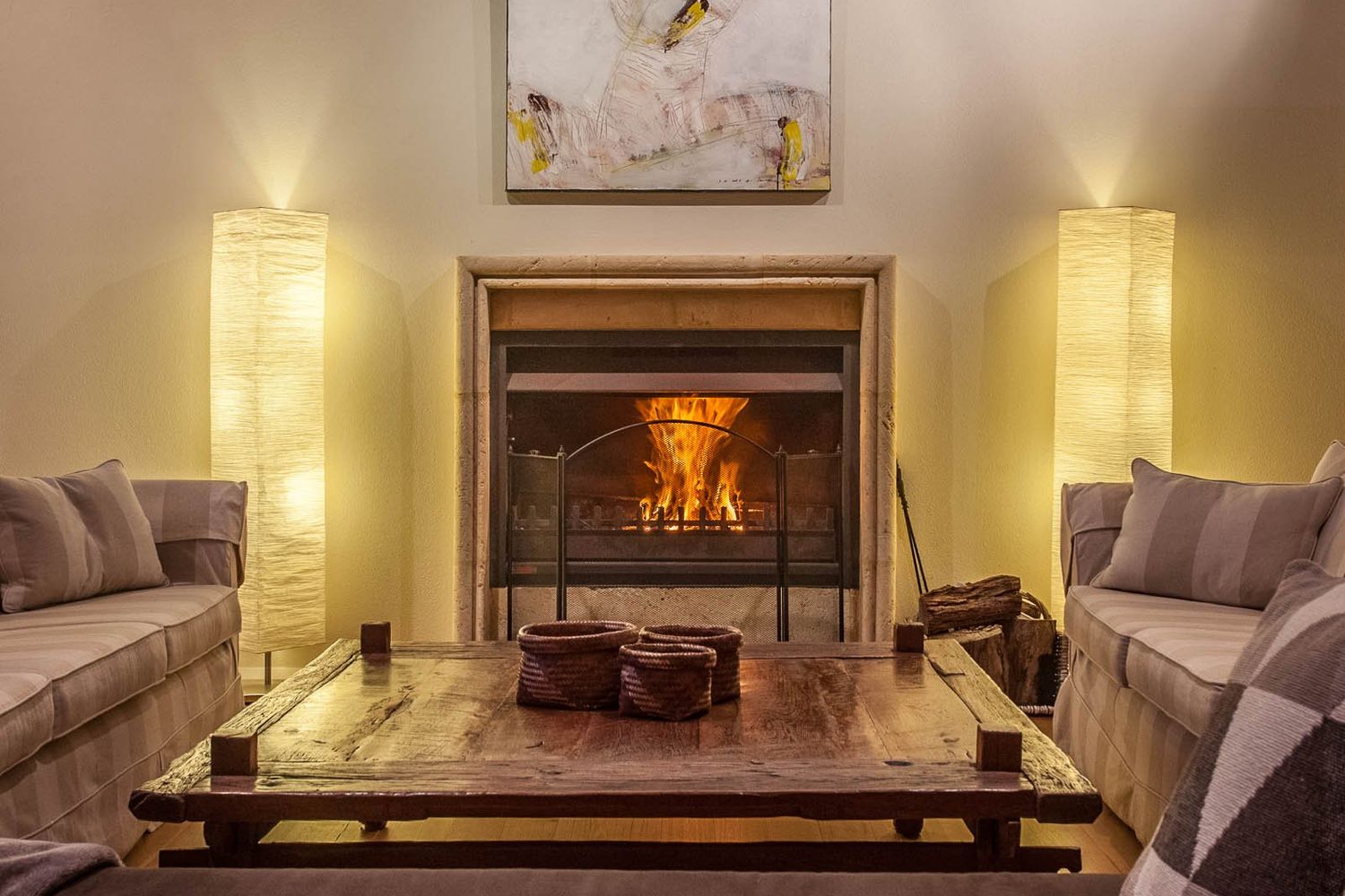Fireplace at Waterford by Private Properties