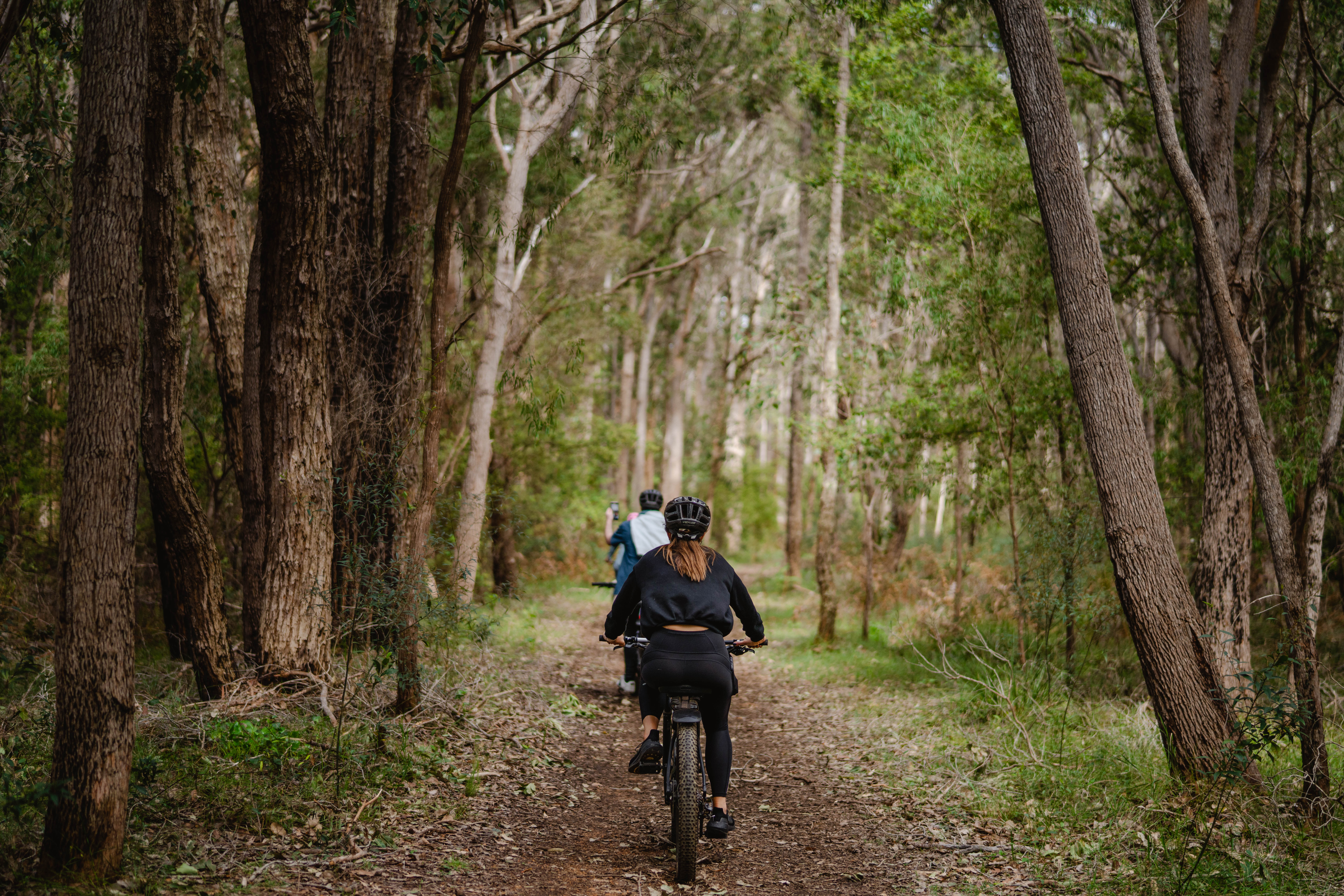 Mountain Biking Wadandi Track - Easy Ride Tours. Credit Dylan Alcock.