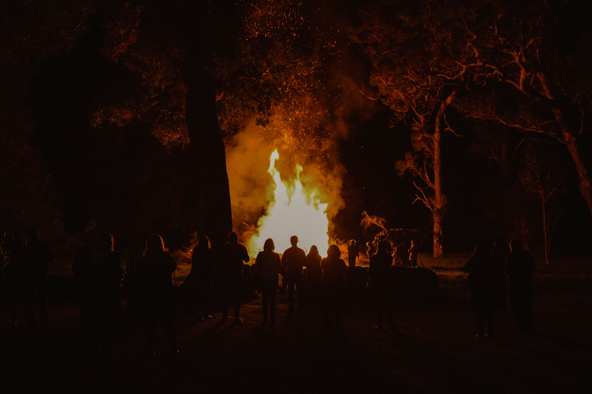 Bonfire at Chows Table - Credit Isolated Photography
