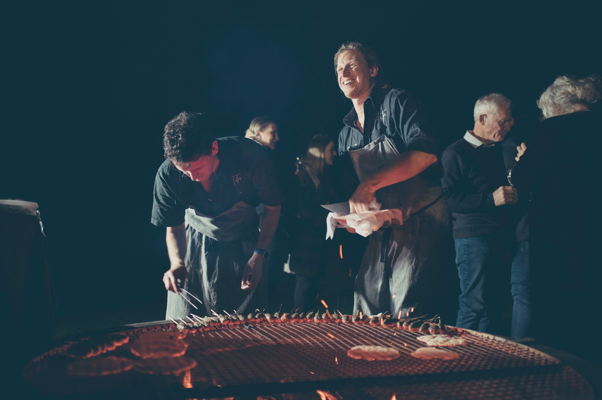 George Tiller at Farm Fire Food Event - Cabin Fever 2020