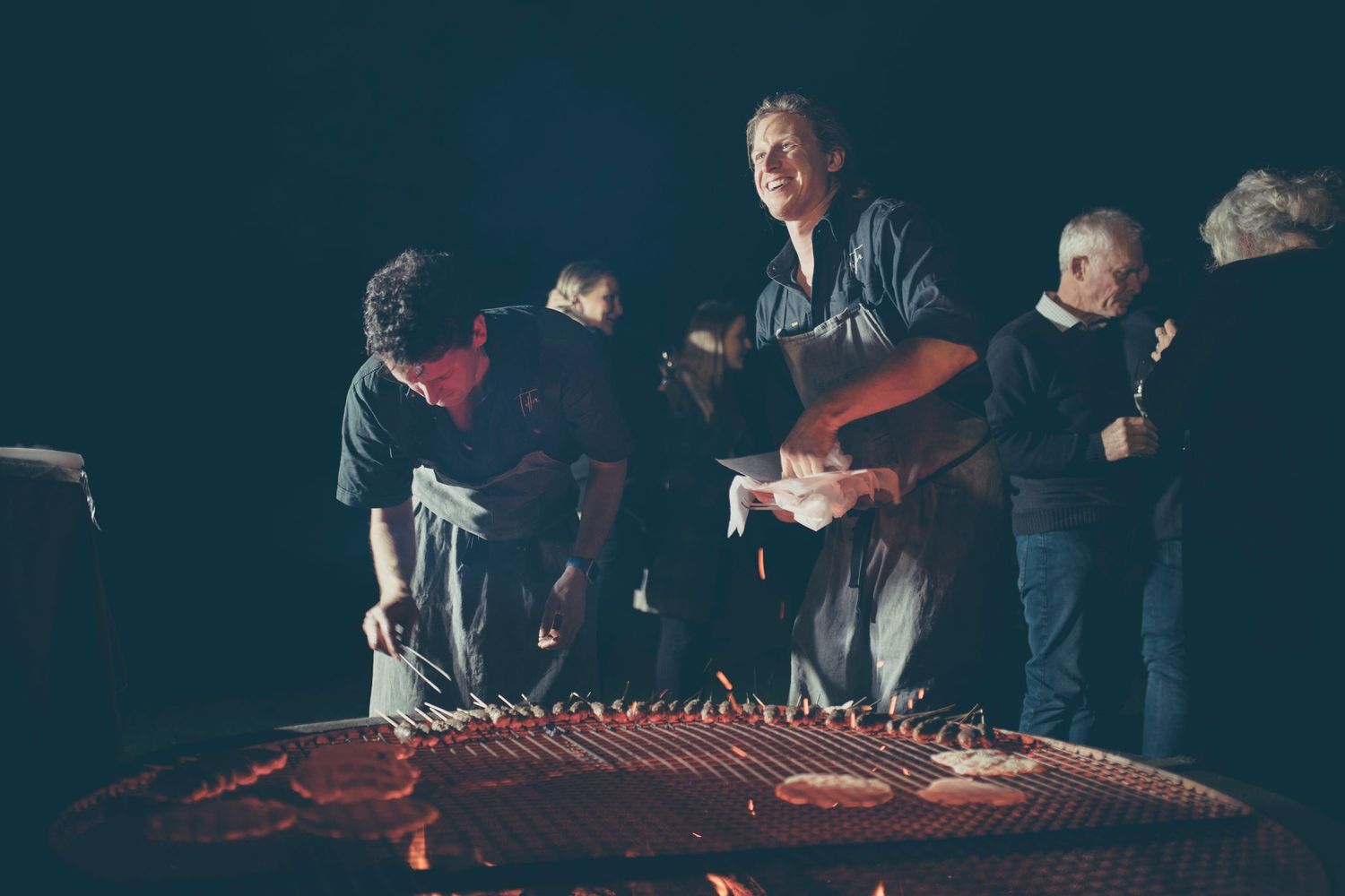George Tiller at Farm Fire Food Event - Cabin Fever 2020