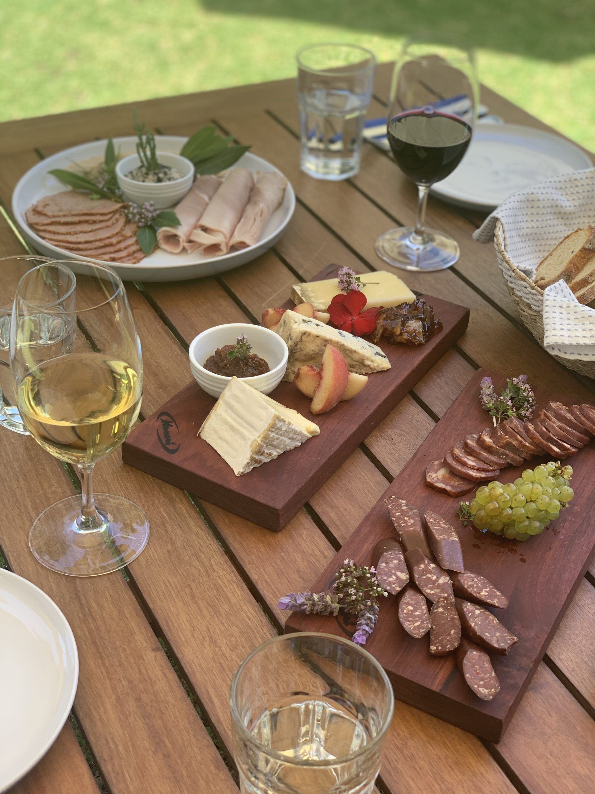 A grazing board and wines at Woodlands Wines. Photo supplied.