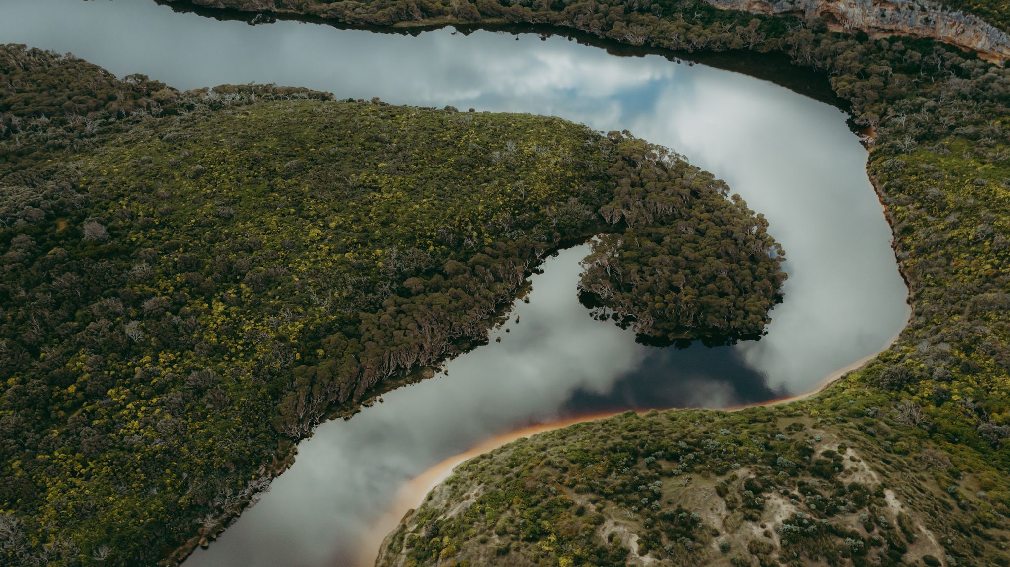 The Margaret River from above. Credit Ryan Murphy.