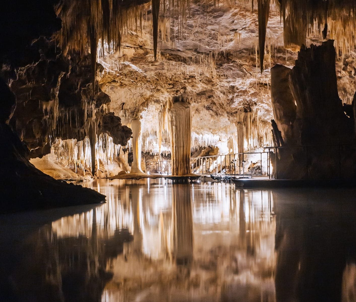 Lake Cave’s permanent underground lake in the Margaret River Region