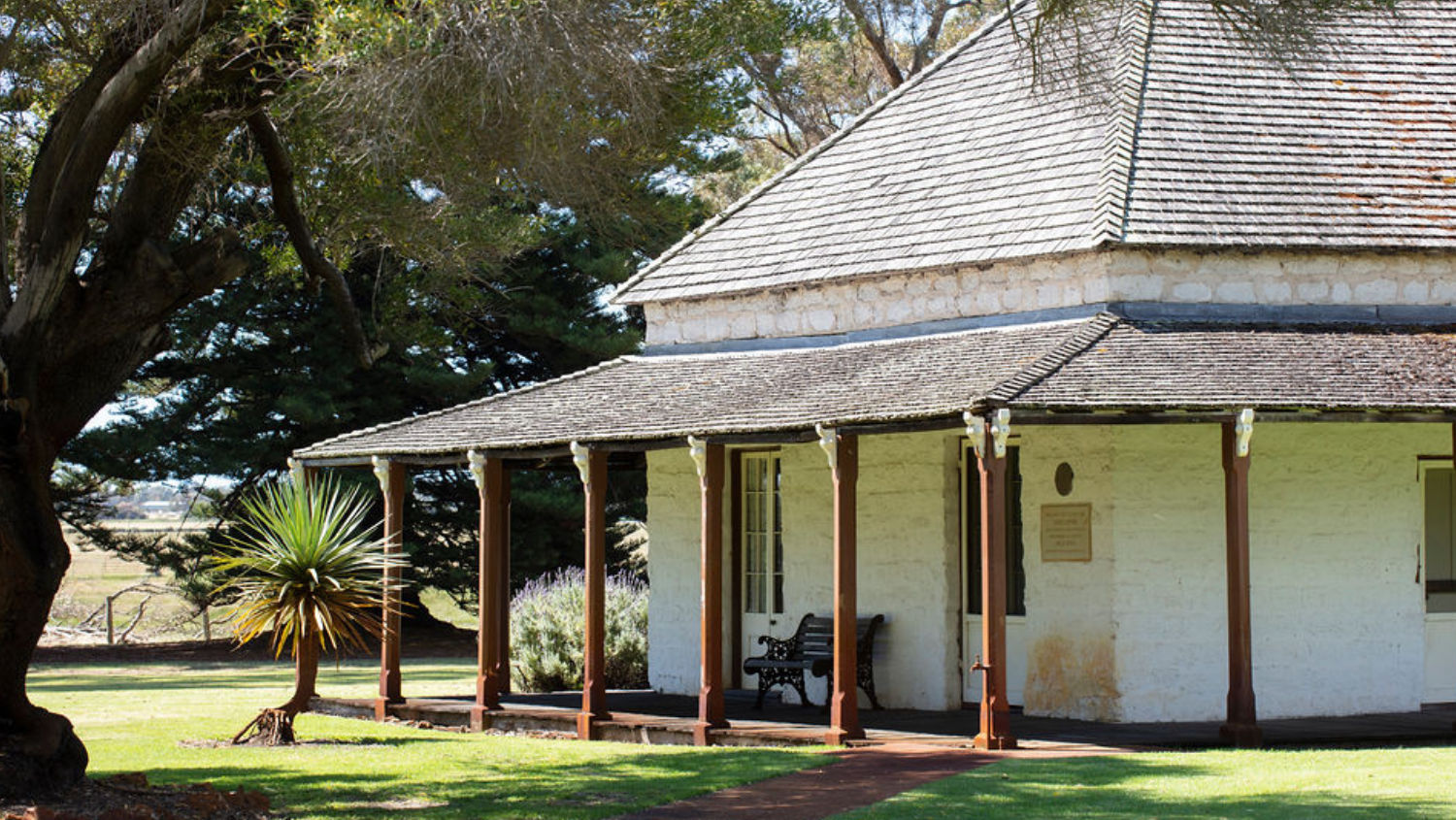 Image of the historical Wonnerup House, located in Busselton.