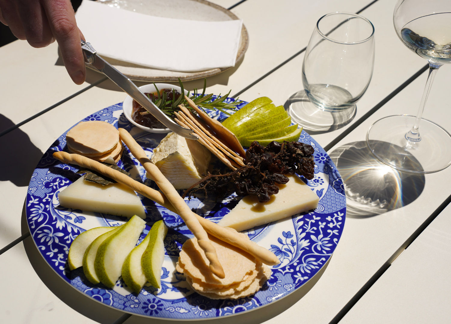 Cherubino Wines cheeseboard