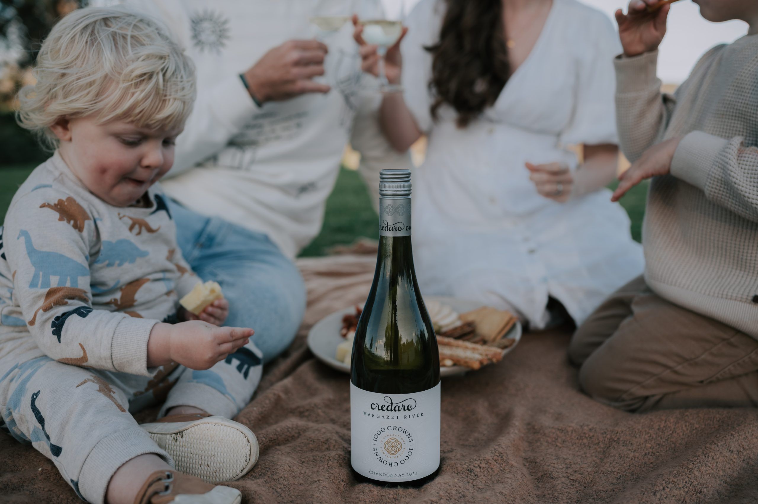 Credaro cellar door - child playing
