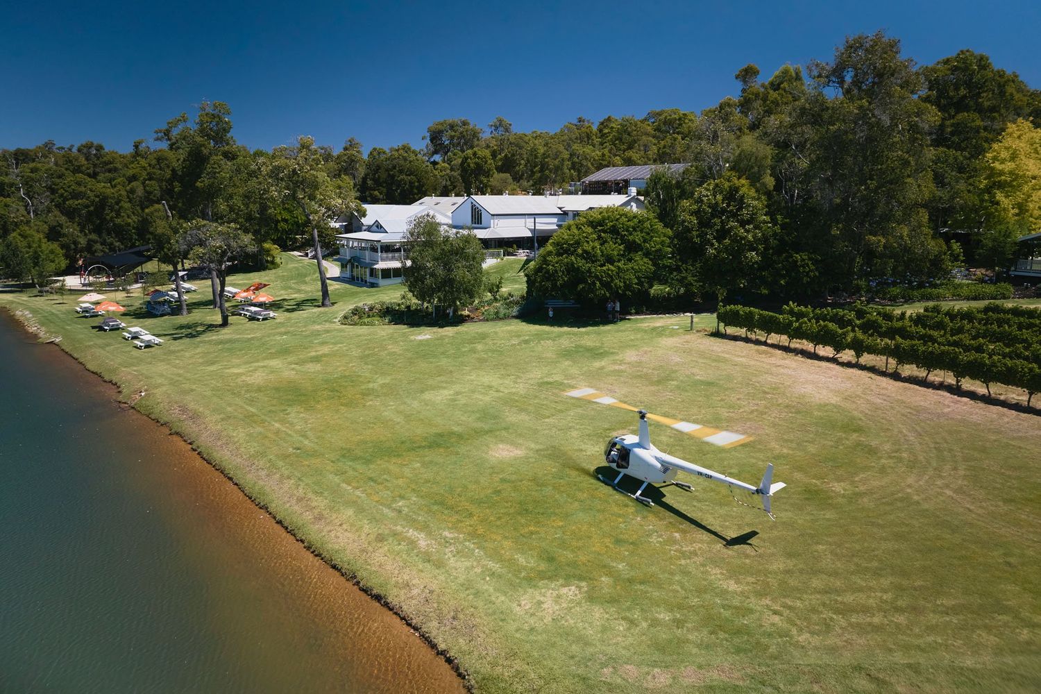 Scenic Helicopters at winery