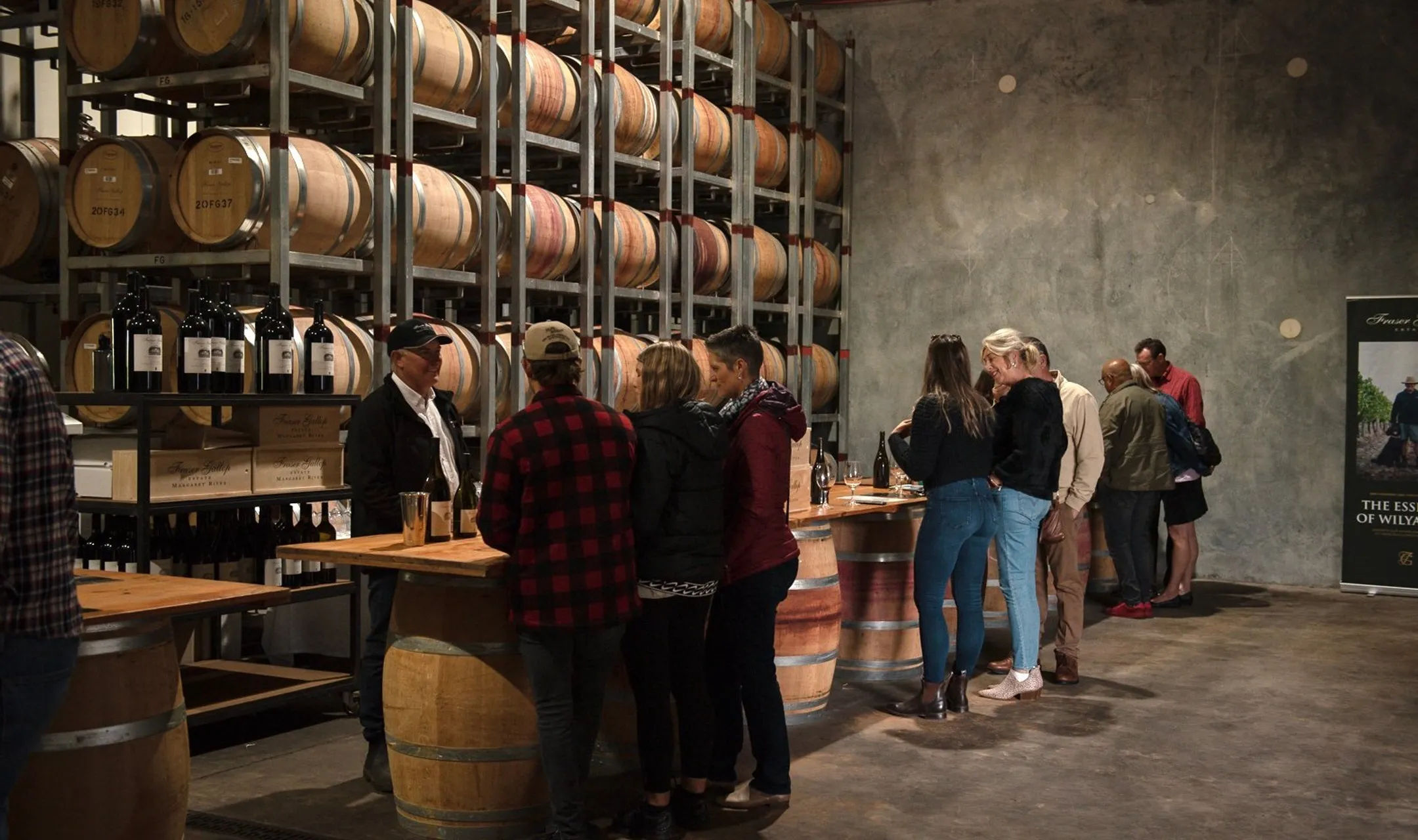 Behind the Barrel at Fraser Gallop Estate