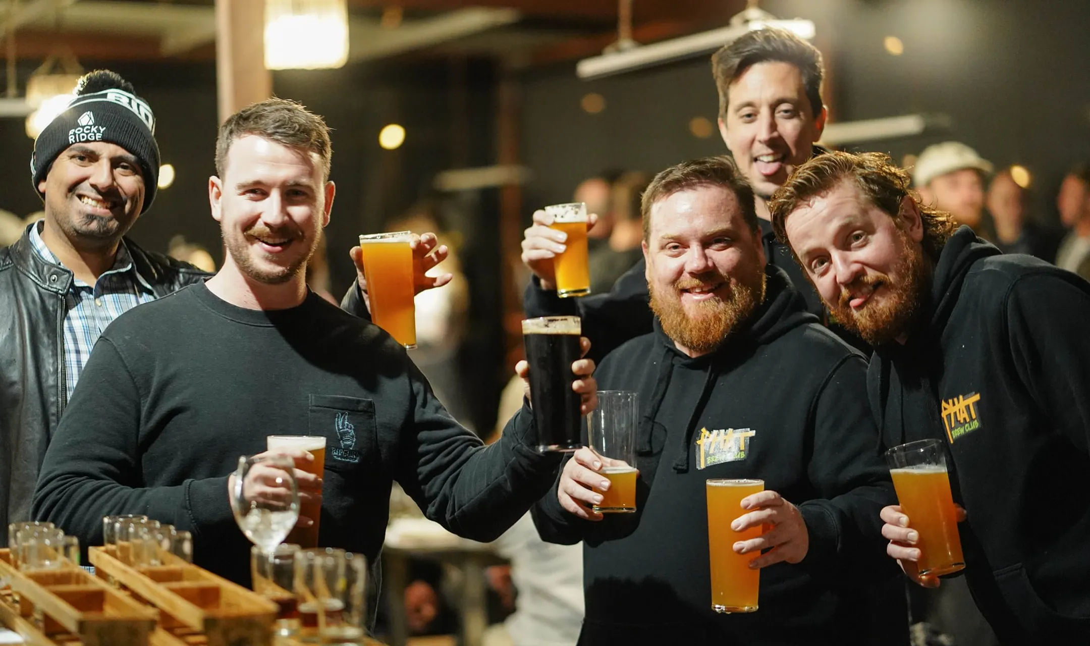 Backyard Brewing Tournament entrants at Margaret River Brewhouse.