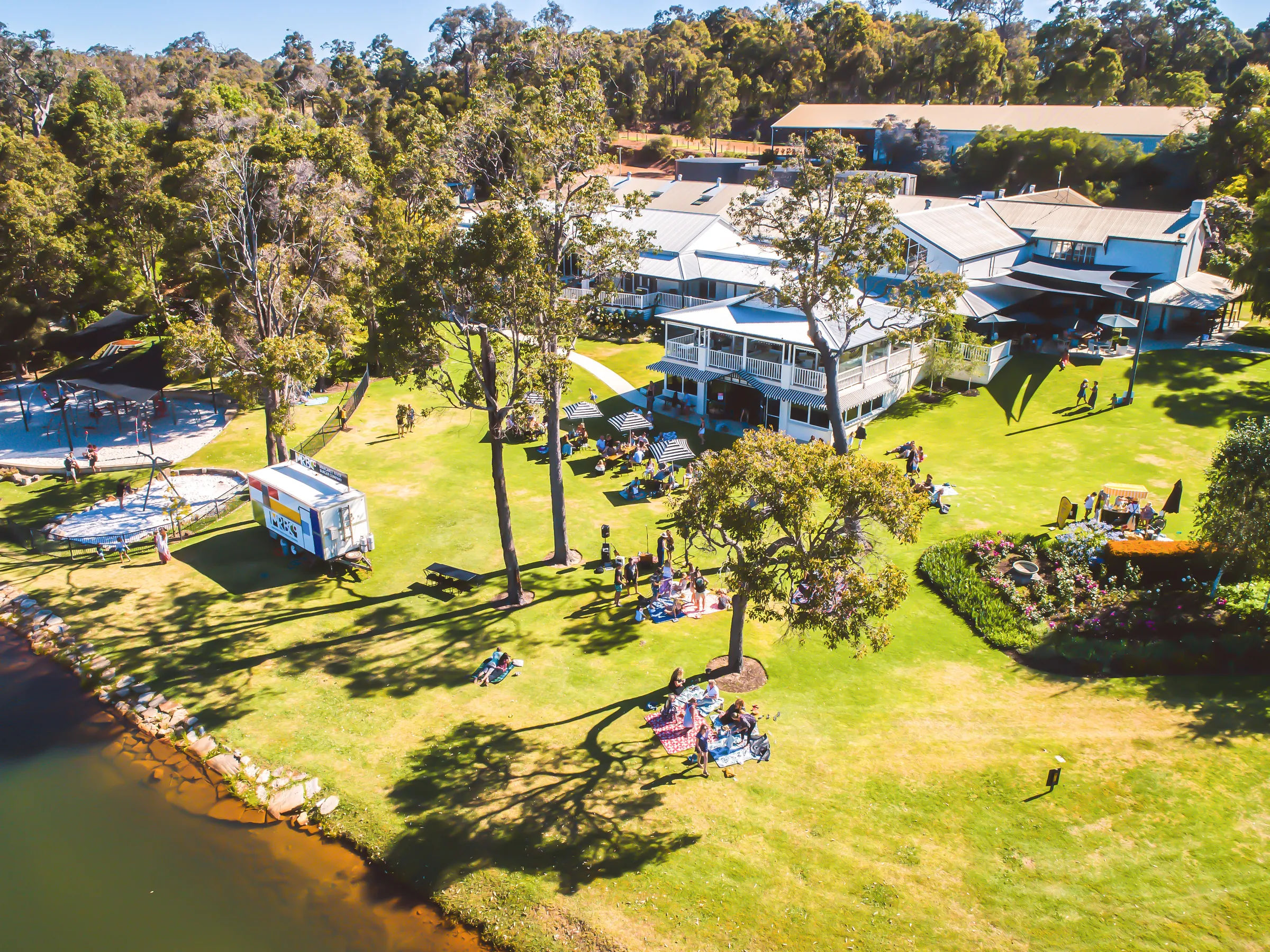 A warm winters day at Aravina Estate.
