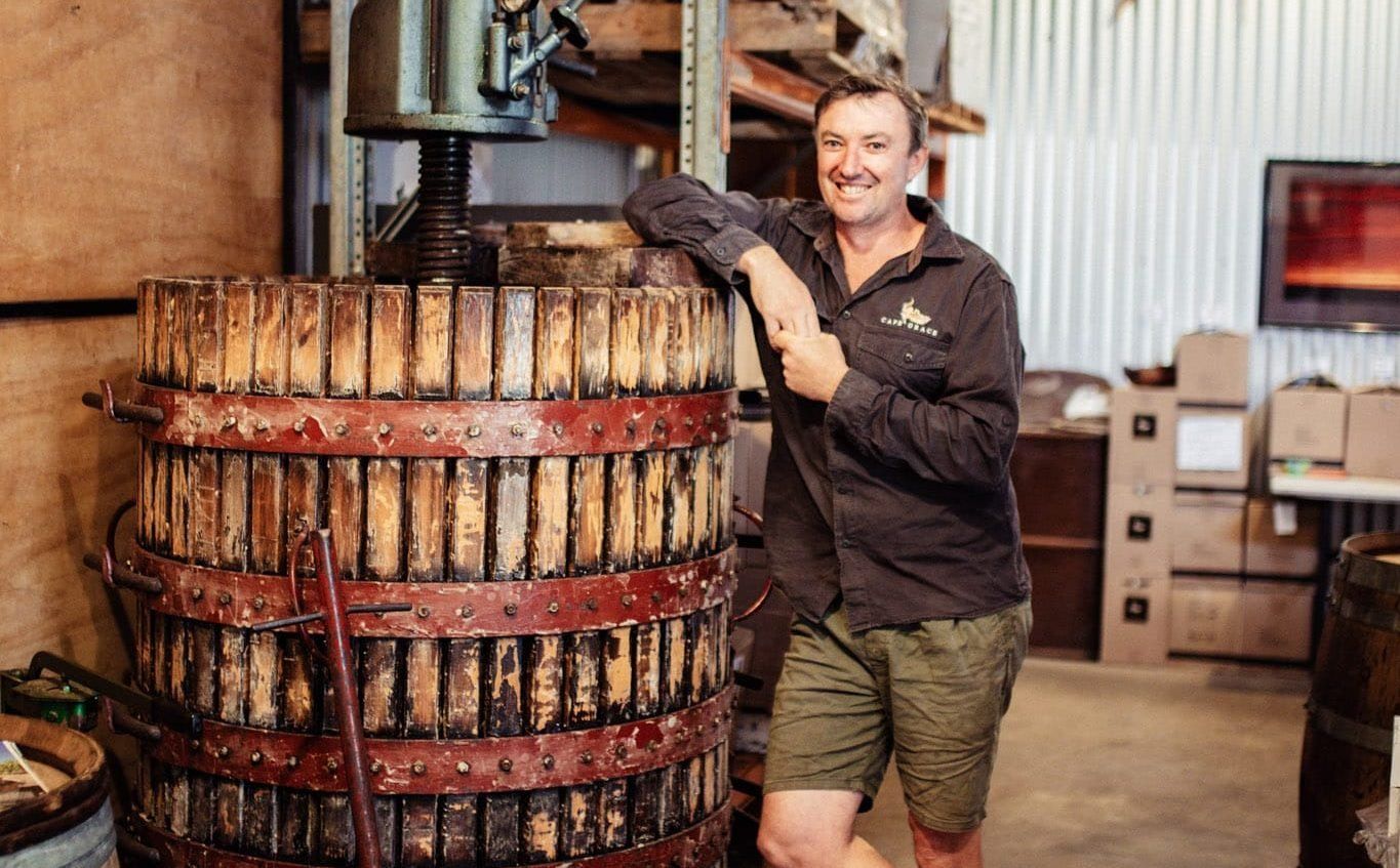 Conrad Tritt, winemakert at Cape Grace Wines
