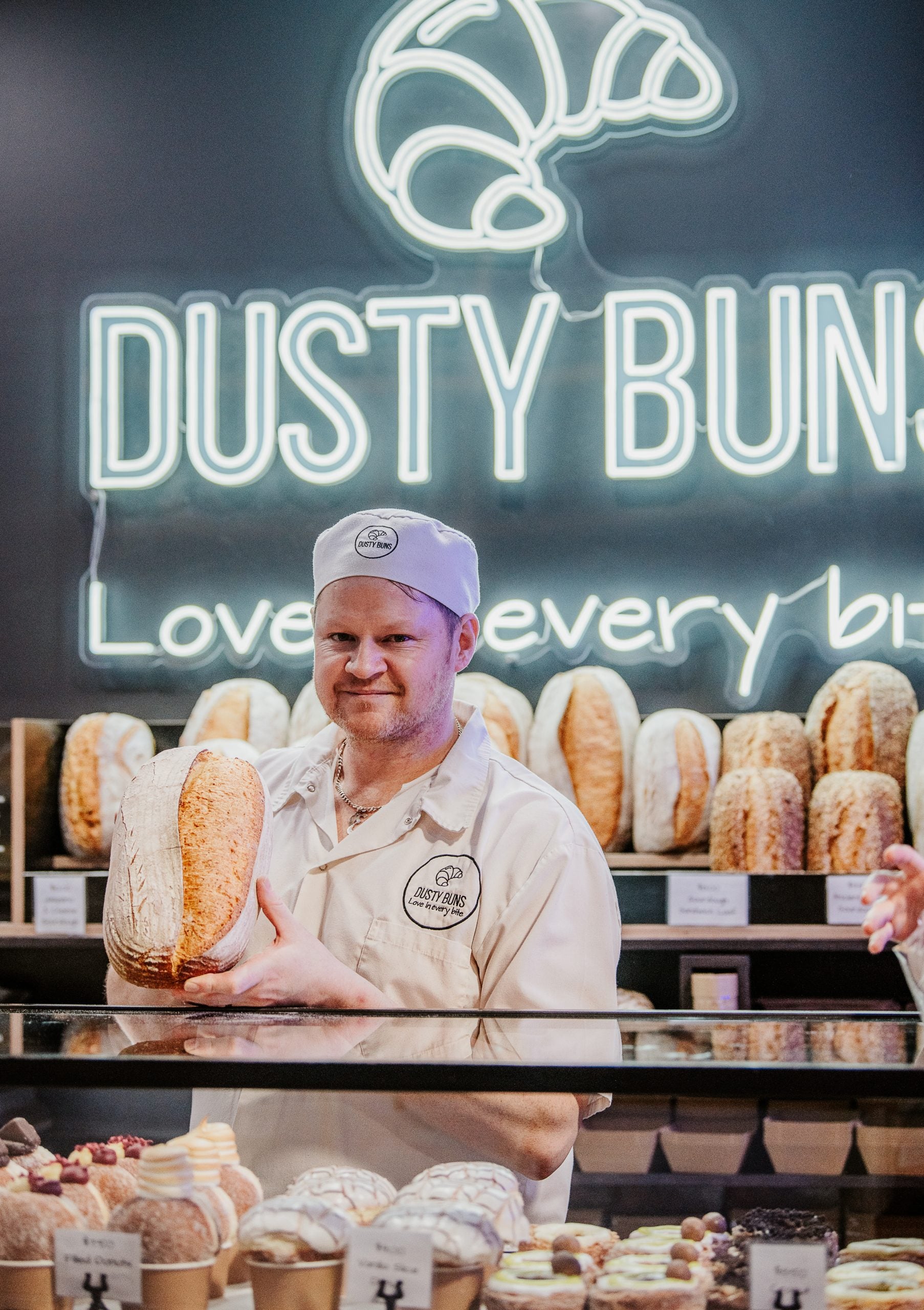 Dusty Buns at Origins Market, Busselton
