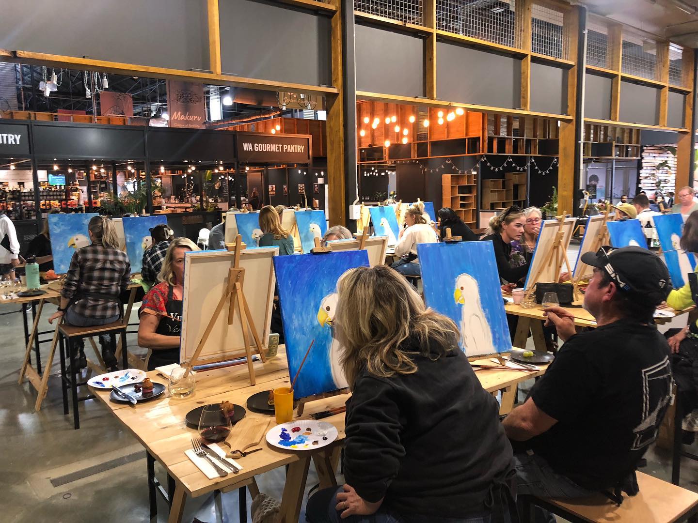 Sip and Paint at Origins Market, Busselton