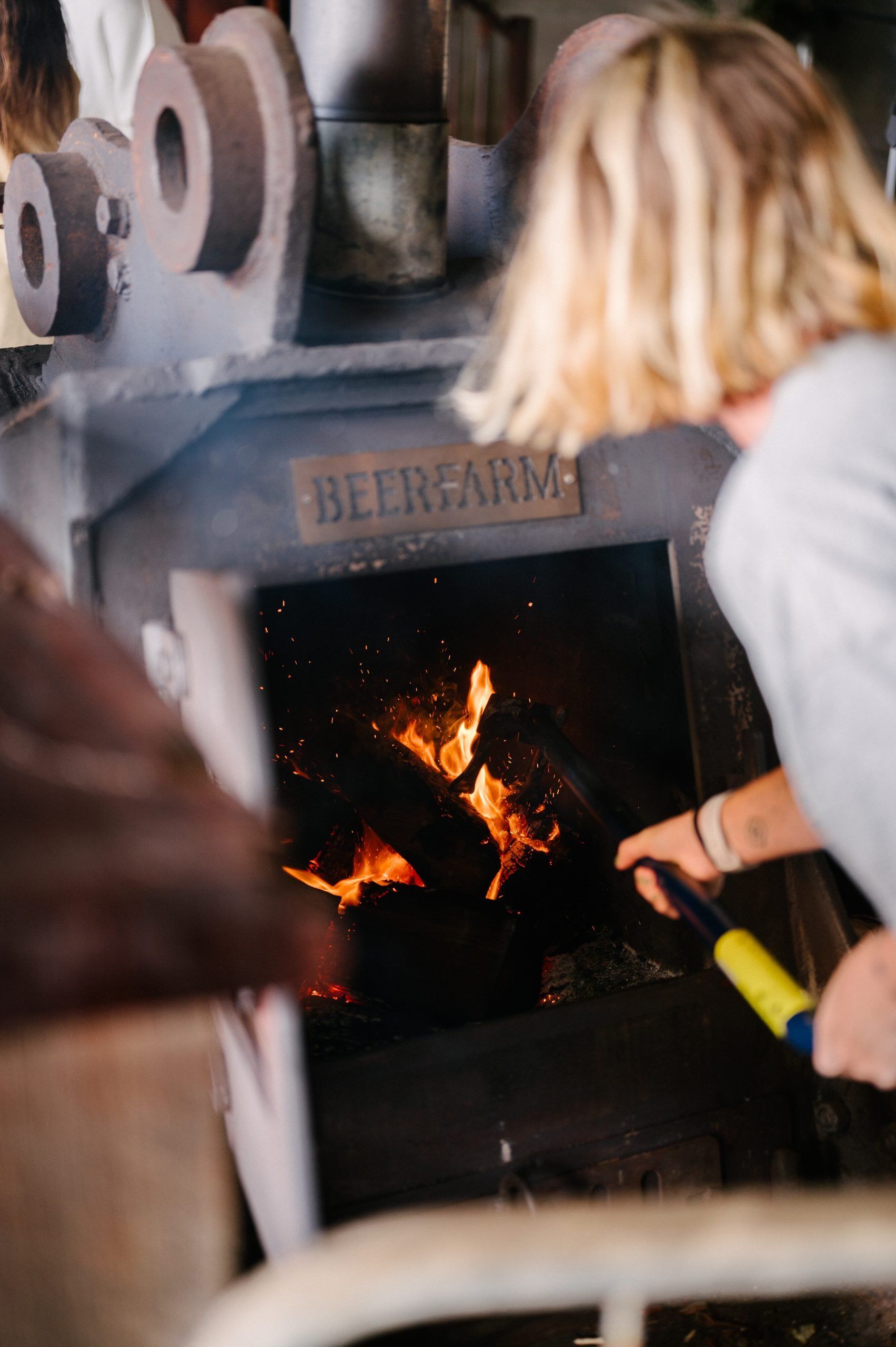 Beerfarm fireplace