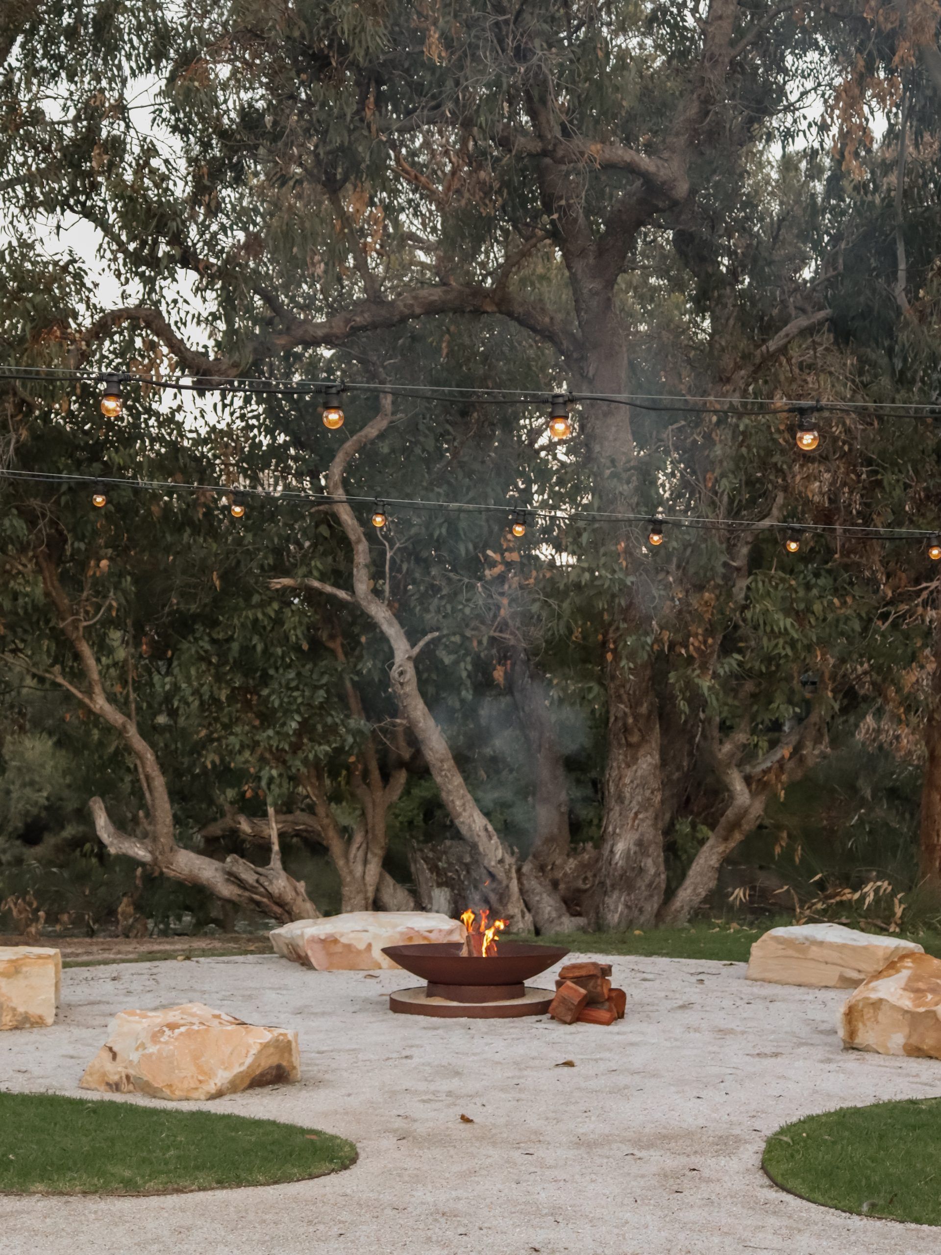 Timothee Resort fire pit, Busselton