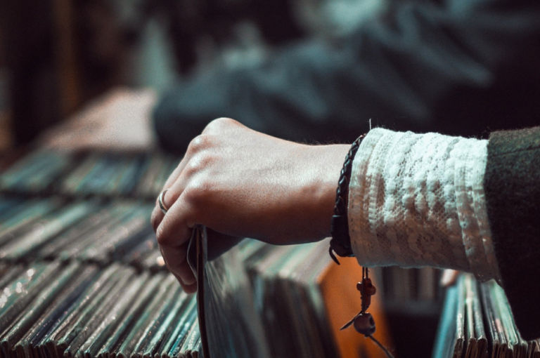 vinyl records