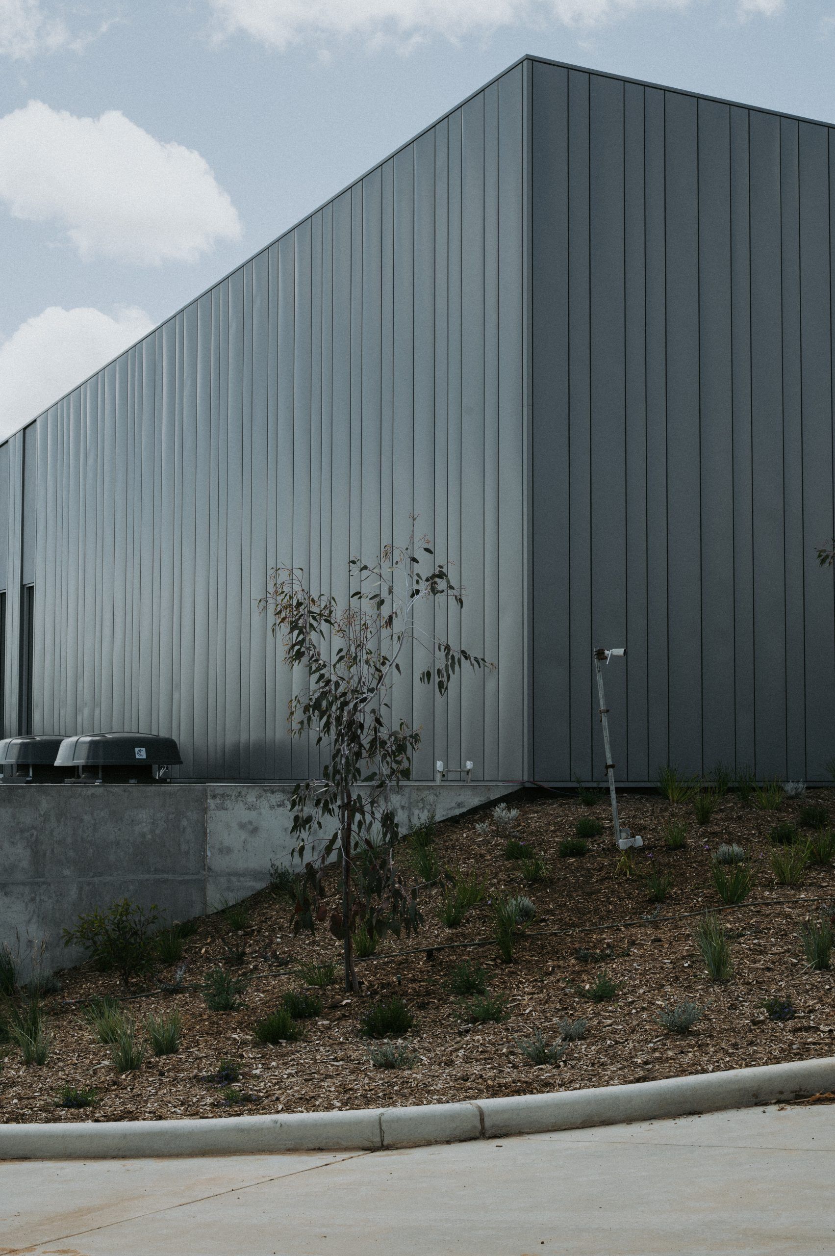 An architectural image of Wayfinder Winery.