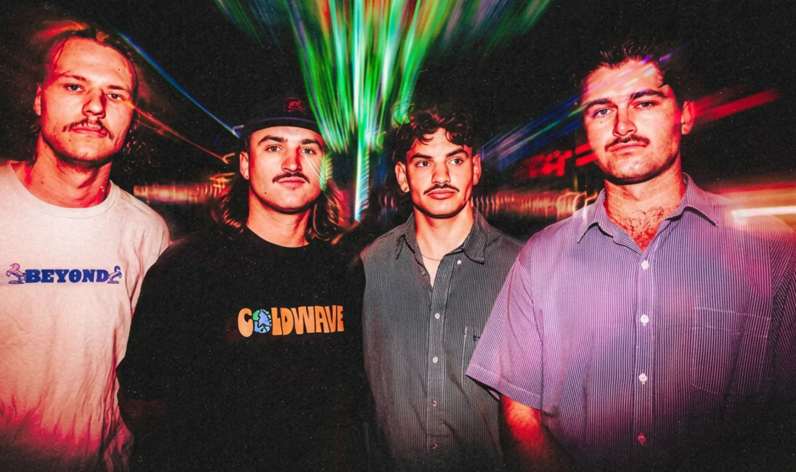 Five young guys make up Perth band Lazy Hazy.